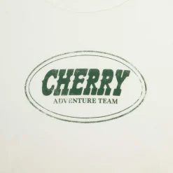 Cherry Adventure Team Baby Tee (White) Store