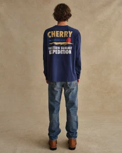 Cherry Adventure Team L/S T-Shirt (Navy) Fashion