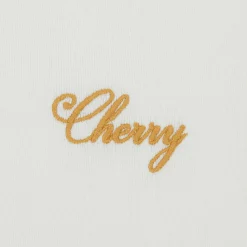 Cherry American Classic Baby Tee (White) Best Sale