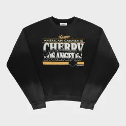 Cherry American Garments Crewneck (Vintage Black) Online