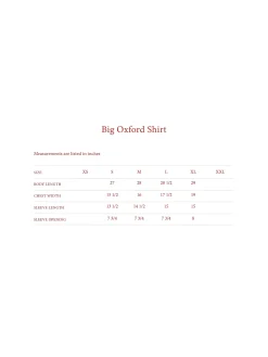 Cherry Big Oxford Shirt (White) Sale