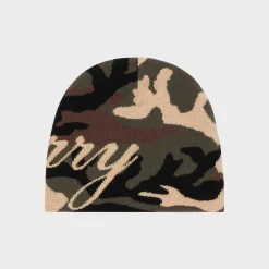 Cherry Cashmere Skull Cap Beanie (Camo) Cheap