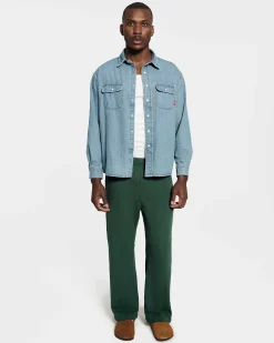 Cherry Denim Overshirt (Indigo) Online