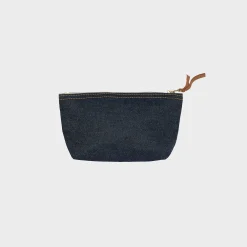 Cherry Denim Pouch Cheap