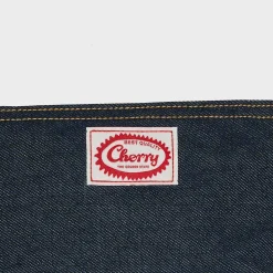 Cherry Denim Pouch Cheap