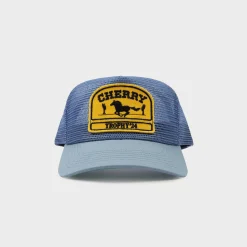 Cherry Desert Horse Full Mesh Trucker Hat (Blue) Online