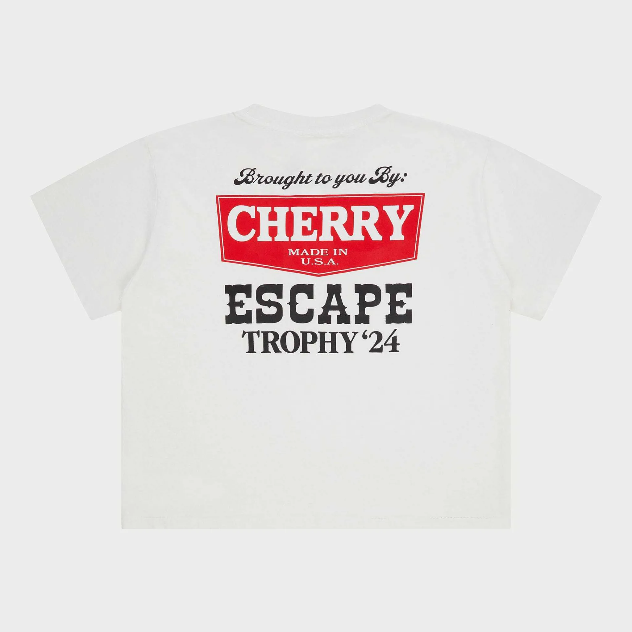 Cherry Escape Boxy Tee (Vintage White) Discount