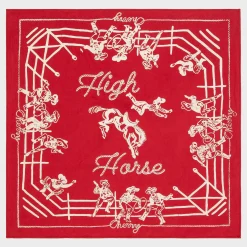 Cherry High Horse Bandana (Red) Shop