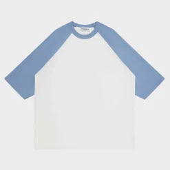 Cherry Hollywood Mile Baseball Tee (Dusty Blue) Best