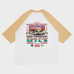 Cherry Hollywood Mile Baseball Tee (Camel) Best Sale