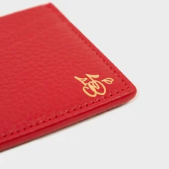 Cherry Leather Card Holder (Red) Shop