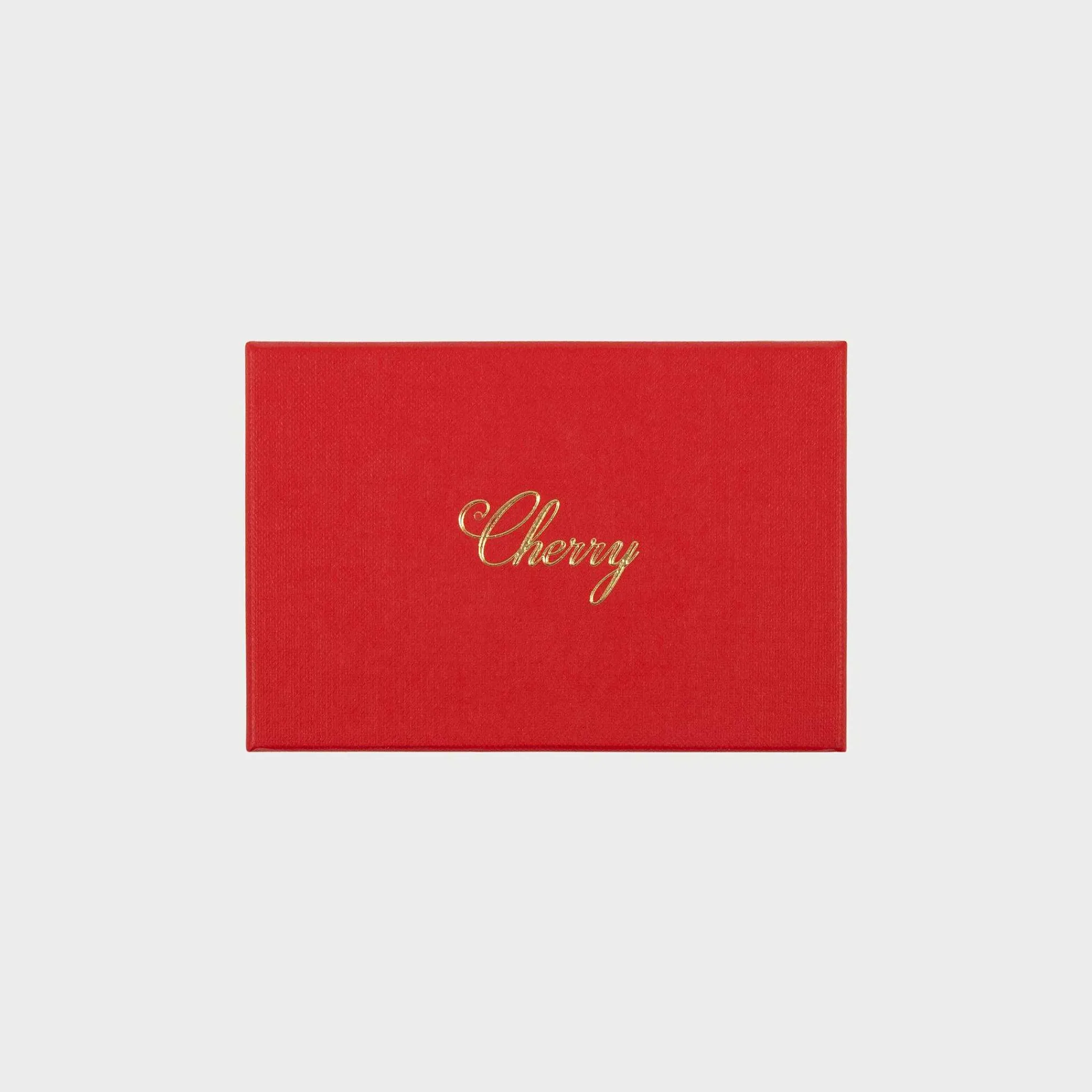 Cherry Leather Card Holder (Red) Shop
