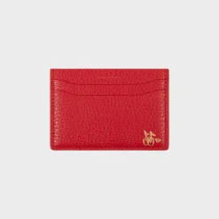Cherry Leather Card Holder (Red) Shop