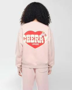 Cherry Lovers Crewneck (Rose) New