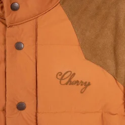 Cherry Mountain Puffer Jacket (Orange) Shop