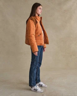 Cherry Mountain Puffer Jacket (Orange) Shop