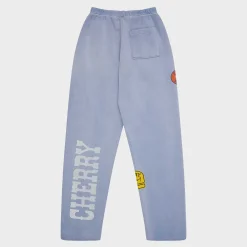 Cherry Off Road Raw Edge Sweatpants (Dusty Blue) Shop