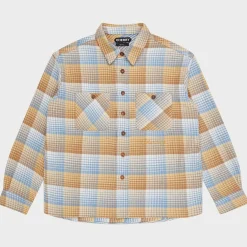 Cherry Plaid Overshirt (Beige) Fashion