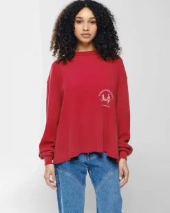 Cherry Ranch Thermal Shirt (Red) Fashion