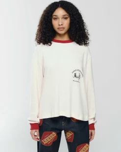 Cherry Ranch Thermal Shirt (Vintage White) Clearance