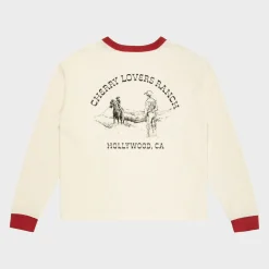 Cherry Ranch Thermal Shirt (Vintage White) Clearance