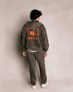 Cherry Ranch Wear Raw Sweatpants (Espresso) Discount
