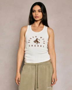 Cherry Ranch Wear Tank Top (Vintage White) Outlet