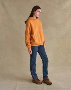 Cherry Ride It, Rev It Hoodie (Orange) Cheap