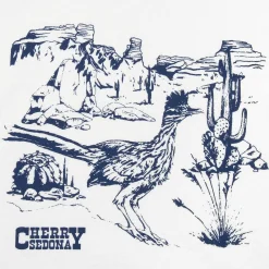 Cherry Sedona Boxy Baby Tee (Vintage White) Shop