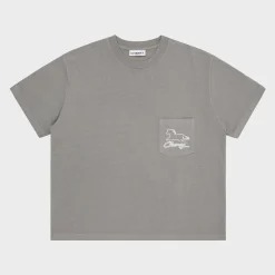 Cherry Stardust Boxy Pocket Tee (Smoke) Discount