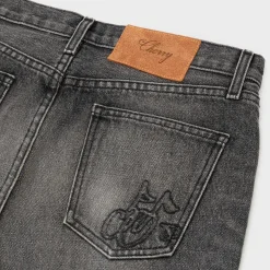 Cherry Straight Leg 5 Pocket Denim (Black) Online