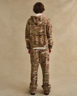 Cherry Thermal Zip-Up Hoodie (Camo) Clearance