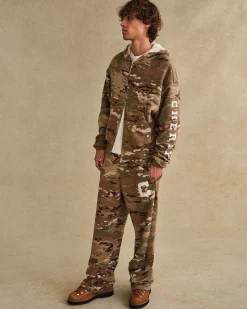 Cherry Thermal Zip-Up Hoodie (Camo) Clearance