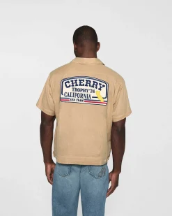 Cherry Trophy Mechanic Shirt (Sand) Cheap