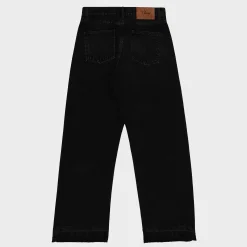 Cherry Wide Leg 5 Pocket Denim (Black) Outlet
