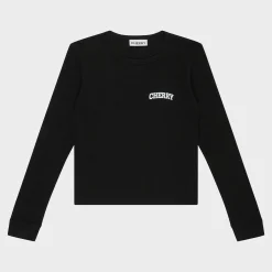 Cherry Women'S Thermal Long Sleeve Tee (Black) Sale